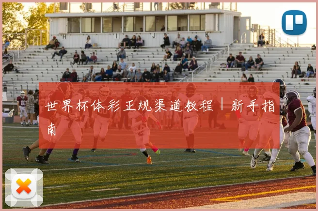 世界杯体彩正规渠道教程｜新手指南